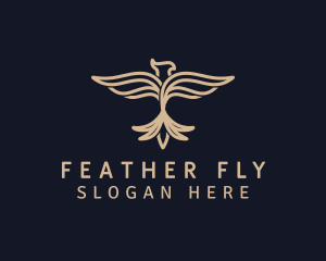 Premium Flying Phoenix  logo design