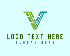 Professional - Professional Business Letter V logo design