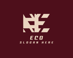 Geometric Business Brand Letter E Logo