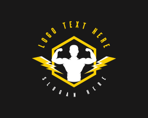 Thunder Gym Fitness Logo