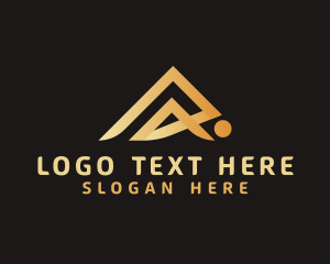 Luxury Mountain Peak Logo