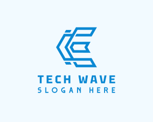 Electronics - Electronic Tech Letter E logo design