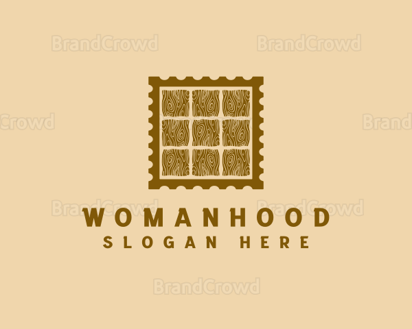 Artisan Woodwork Stamp Logo
