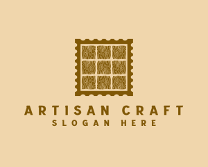 Artisan Woodwork Stamp logo design