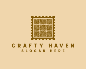 Diy - Artisan Woodwork Stamp logo design