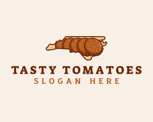 North Carolina Fried Green Tomatoes logo design