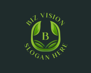 Organic Botanical Leaf Logo