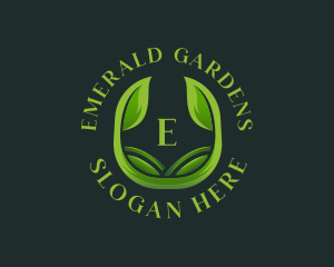 Organic Botanical Leaf logo design