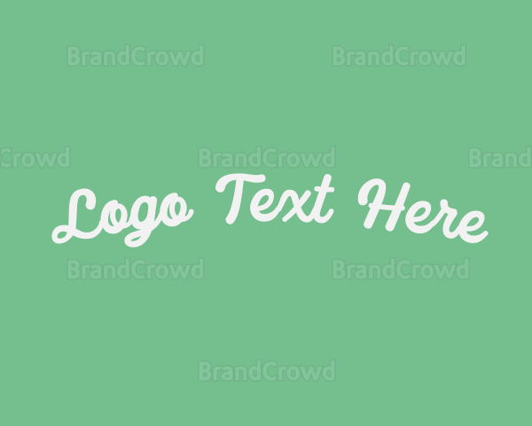 Cursive Handwritten Business Logo