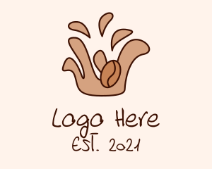 Latte - Coffee Bean Espresso logo design