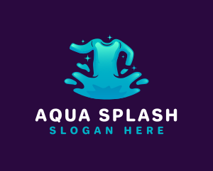 Water Splash Shirt logo design