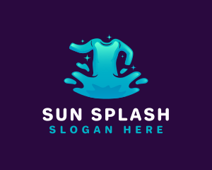 Water Splash Shirt logo design