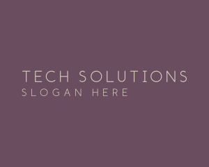 Solutions - Minimalist Business Consultant logo design