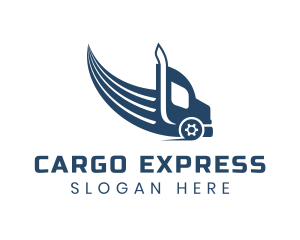 Cargo Trailer Truck logo design