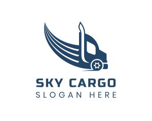 Cargo Trailer Truck logo design