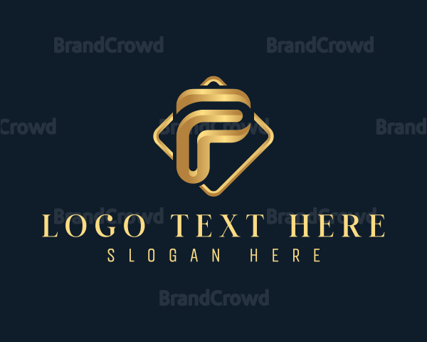 Luxury Corporate Letter P Logo