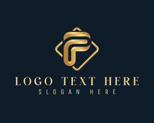 High End - Luxury Corporate Letter P logo design