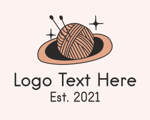 Galaxy - Planet Crochet Yarn logo design