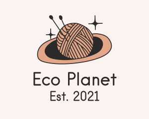 Planet Crochet Yarn logo design