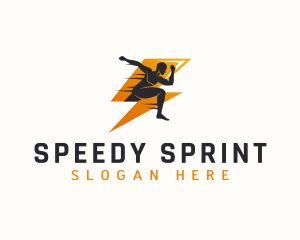 Sprint - Sprint Run Lightning logo design