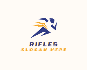 Sports Athlete Running Logo