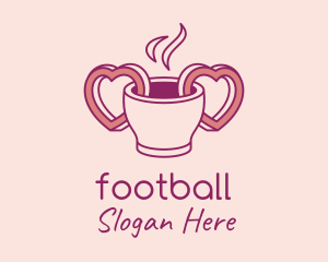 Caffeine - Coffee Date Drink logo design