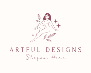 Naked Nature Model logo design