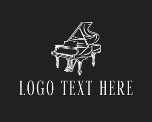 Orchestra - Orchestra Piano Music logo design