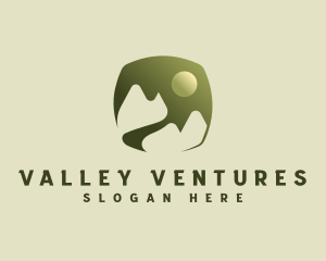 Valley - Camping Mountain Valley logo design