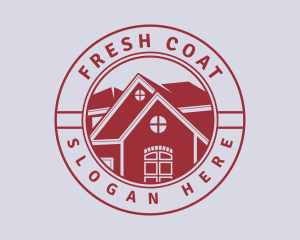 Exterior - House Realty Badge logo design