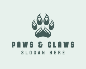 Wildlife Paw Vet logo design