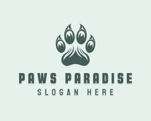 Wildlife Paw Vet logo design