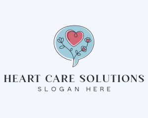 Psychology Heart Therapy logo design