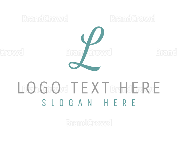 Elegant Cursive Event Planner Logo