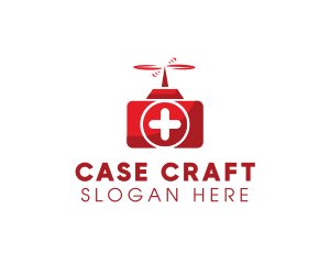 Case - First Aid Kit Drone logo design