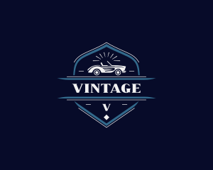 Vintage Car Vehicle  logo design
