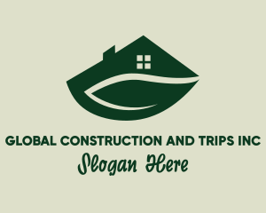 Broker - Green Sustainable Housing logo design