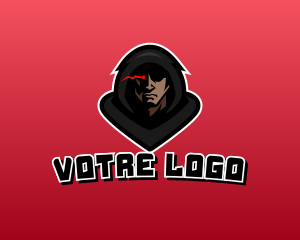 Fiction - Hood Gaming Man logo design
