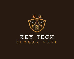 Key Realty Shield logo design