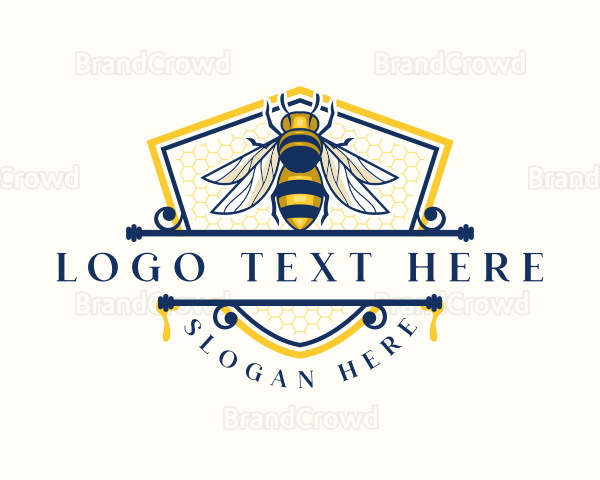 Honeybee Organic Farm Logo