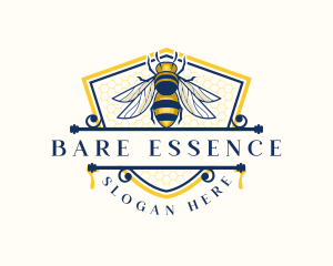 Honeybee Organic Farm logo design