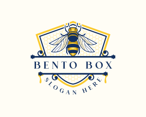 Honeybee Organic Farm logo design