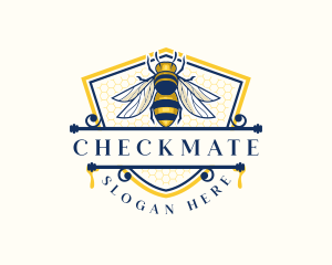 Honeybee Organic Farm logo design