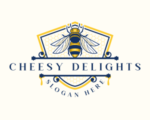 Honeybee Organic Farm logo design