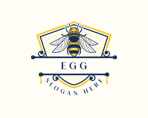 Wings - Honeybee Organic Farm logo design