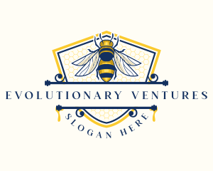 Honeybee Organic Farm logo design