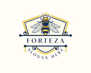 Honeybee Organic Farm logo design