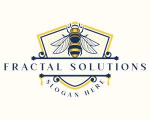 Honeybee Organic Farm logo design