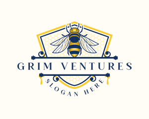 Honeybee Organic Farm logo design