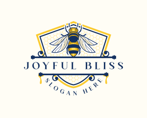 Honeybee Organic Farm logo design